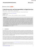 Cyber(in)security and Interoperability in Digital Services