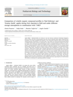 Comparison of volatile organic compound profiles in ‘Red Delicious’ and ‘Granny Smith’ apples during fruit ripening in field and under different storage atmospheres in combination with 1-MCP