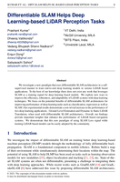 Differentiable SLAM Helps Deep Learning-based LiDAR Perception Tasks