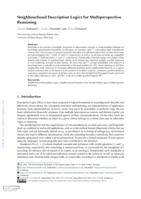 Neighbourhood Description Logics for Multiperspective Reasoning