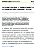 Multi-hazard exposure disproportionately affects vulnerable populations globally