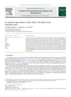 Air pollution and conflict in West Africa: The effects of the harmattan dust