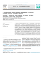Is circular economy inclusive? Assessing the engagement of vulnerable households in circular consumption behaviours