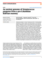 An ancient genome of Streptococcus pyogenes from a pre-Columbian Bolivian mummy