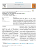 Achieving framed autonomy in AI-augmented business process management systems through automated planning