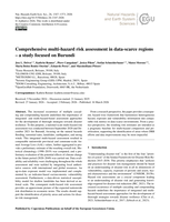 Comprehensive multi-hazard risk assessment in data-scarce regions – a study focused on Burundi