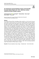 Air temperature and precipitation trends in the Extended European Alpine Region over 1961–2020 from a dense network of surface weather stations