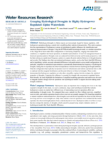 Grasping Hydrological Droughts in Highly Hydropower Regulated Alpine Watersheds