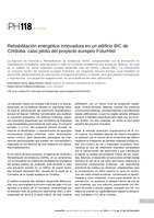 Rehabilitación energética innovadora en un edificio BIC de Córdoba: caso piloto del proyecto europeo FuturHist