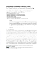 Knowledge Graph-Based Semantic System for Visual Analytics in Automatic Manufacturing