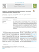 Comparative analysis of health-promoting nutrients in oat cultivars from Alpine production versus commercial origin