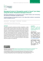 Biological Control of Drosophila suzukii in South Tyrol (Italy) using the Exotic Parasitoid Ganaspis kimorum