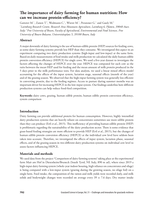The importance of dairy farming for human nutrition: How can we increase protein-efficiency?