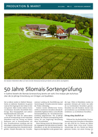50 Jahre Silomais-Sortenprüfung