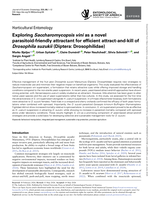 Exploring Saccharomycopsis vini as a novel parasitoid-friendly attractant for efficient attract-and-kill of Drosophila suzukii (Diptera: Drosophilidae)