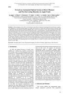 Toward an automated optical system to detect diseases and post-harvest disorders in apple fruits