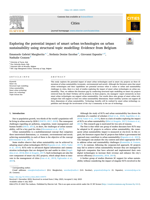 Exploring the potential impact of smart urban technologies on urban sustainability using structural topic modelling: Evidence from Belgium