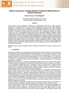 Playful Learning as a Bridge Between Coding and Mathematics in Teacher Education