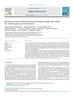 Microbial co-cultures within self-generated cellulose scaffolds offer toolkits for controlling plant juice fermentation