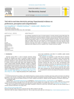 Tail-risk in real-time electricity pricing: Experimental evidence on preferences, perception and comprehension