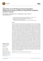 Application of an Off-Design Transient Simulation Framework for Pump-as-Turbine in OpenFOAM: Validation and Flow Analysis