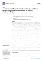 An Experimental–Numerical Study on Oxidation Inhibition of SiO2 Nanoparticles in Biolubricants for Internal Combustion Engines