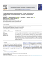 “Triggering autonomy, not just automation”: Design implications for LLM-based home automation assistants for people with intellectual disability