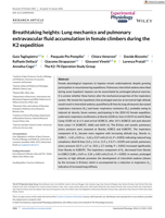 Breathtaking heights: Lung mechanics and pulmonary extravascular fluid accumulation in female climbers during the K2 expedition