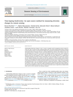 Time-lapsing biodiversity: An open source method for measuring diversity changes by remote sensing