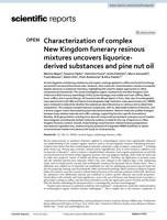 Characterization of complex New Kingdom funerary resinous mixtures uncovers liquorice-derived substances and pine nut oil