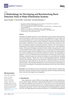 A Methodology for Developing and Benchmarking Burst Detection Tools in Water Distribution Systems