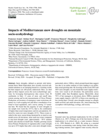 Impacts of Mediterranean snow droughts on mountain socio-ecohydrology