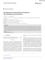 On Selection of Cross-Section Averages in Non-stationary Environments