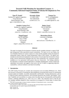 Towards FAIR Metadata for Specialised Corpora: A Community-Informed Empirical Study of Schema Development in Two Communities