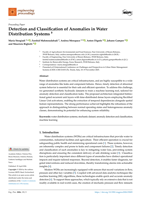 Detection and Classification of Anomalies in Water Distribution Systems †
