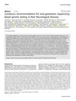 Consensus recommendations for next-generation sequencing-based genetic testing in Rare Neurological diseases